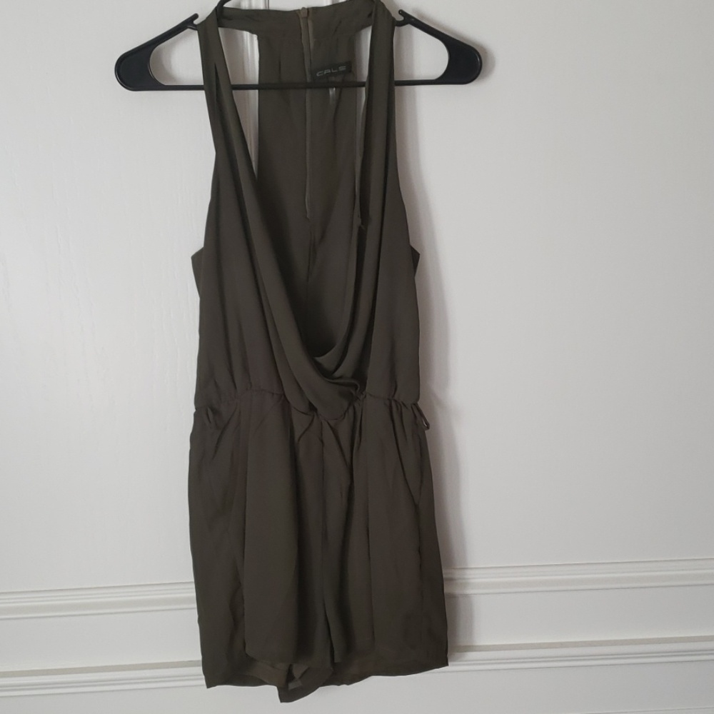 Hunter Green Romper